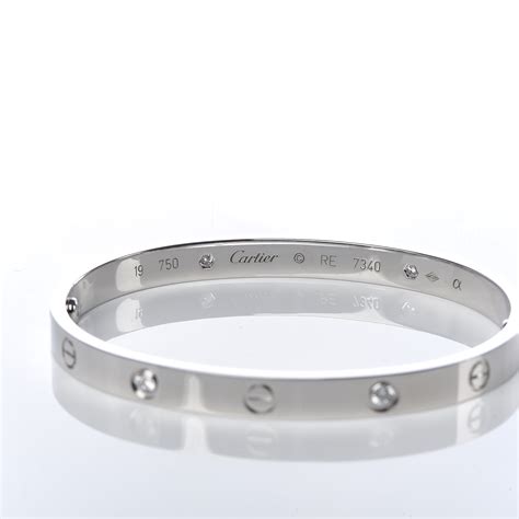 cartier love bracelet full diamond|cartier love bracelet fashionphile.